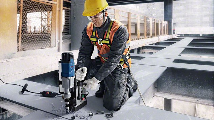 the Bosch magnetic drill