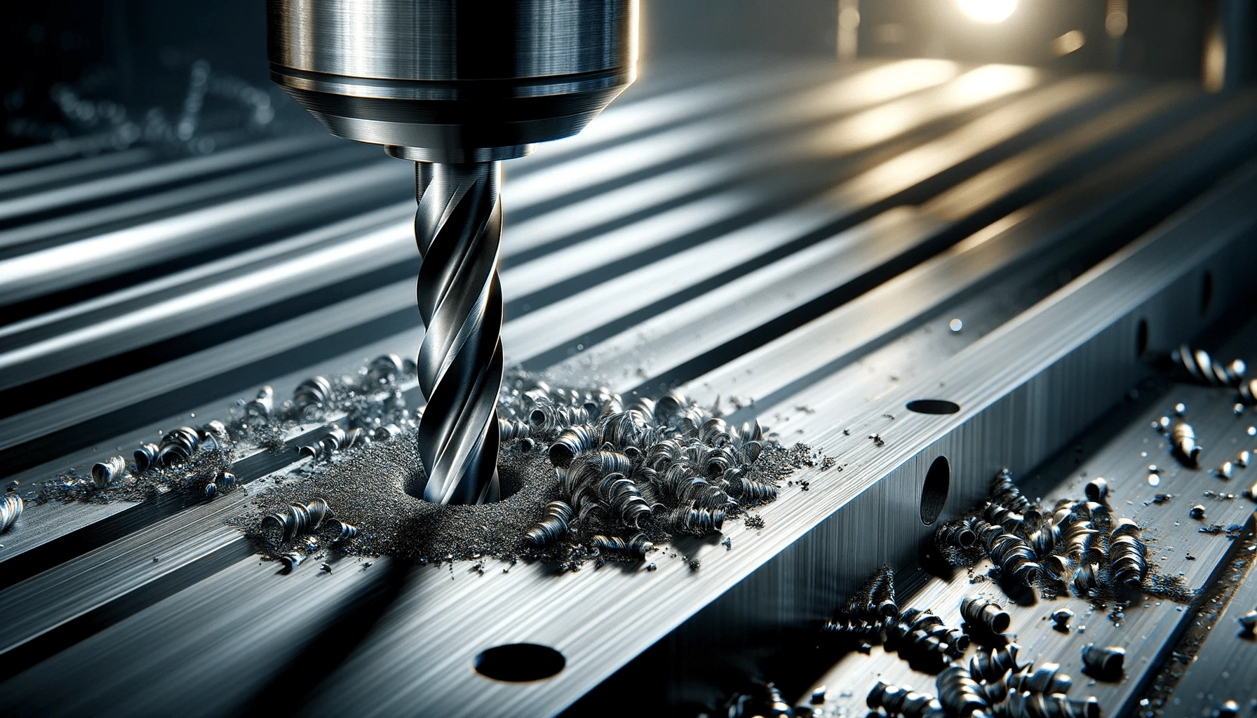 Surface preparation for drilling