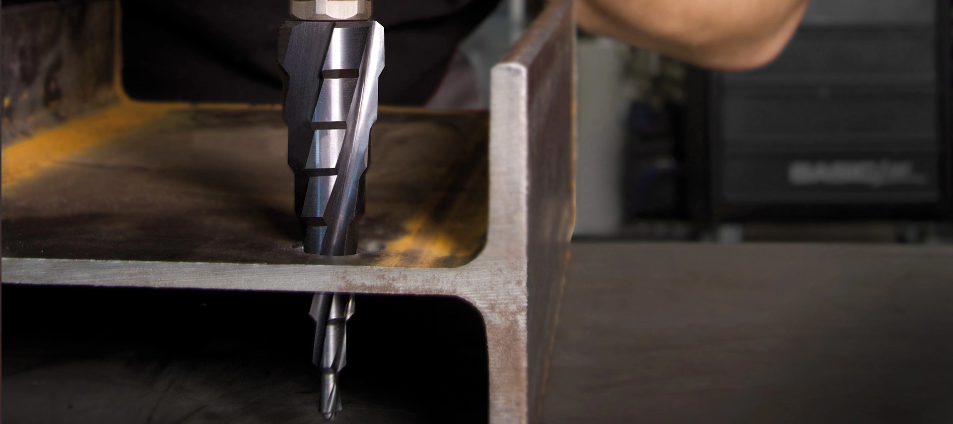 annular cutters suitable for drilling holes in iron beams